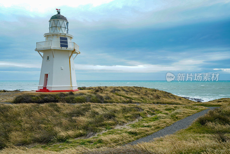 Waipapa Point灯塔，南岛，新西兰